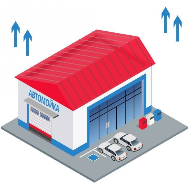 Вытяжка для автомойки