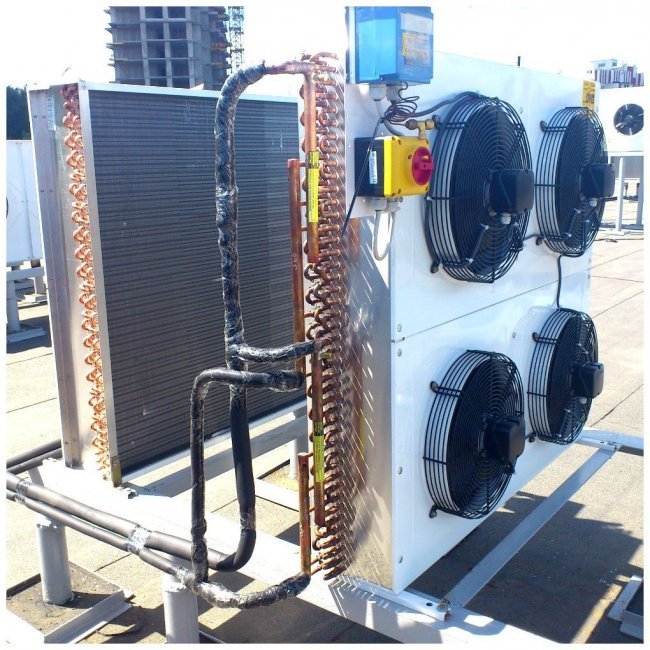 Подключение компрессорно конденсаторного блока