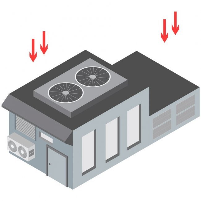 Приточная вентиляция горячего цеха